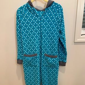 Blue Polka Dot Onesie